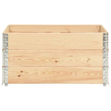 Vidaxl Palletopzetranden 3 st 80x120 cm Solid pine