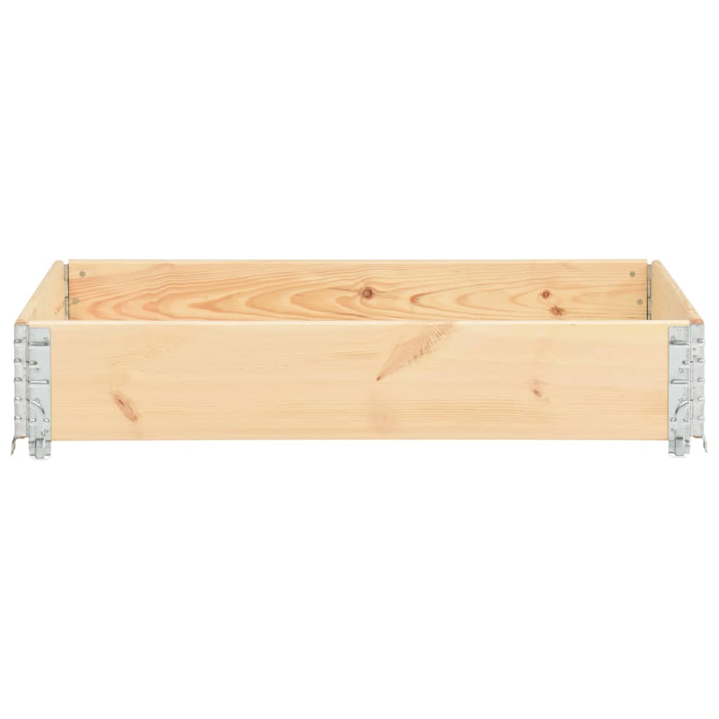 Vidaxl Palletopzetrand 50x100 cm Solid fyrretræ