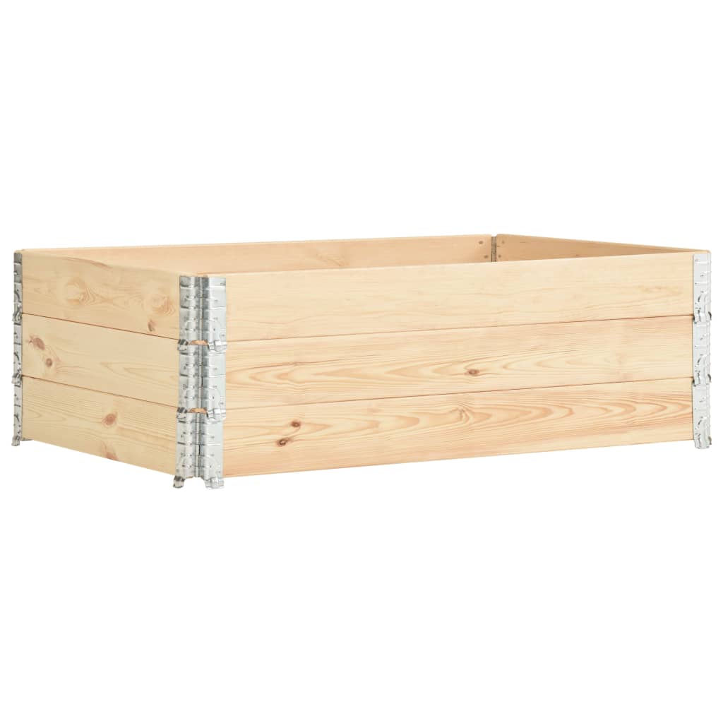 Vidaxl Palletopzetrand 3 St 50x150 cm sosna stała