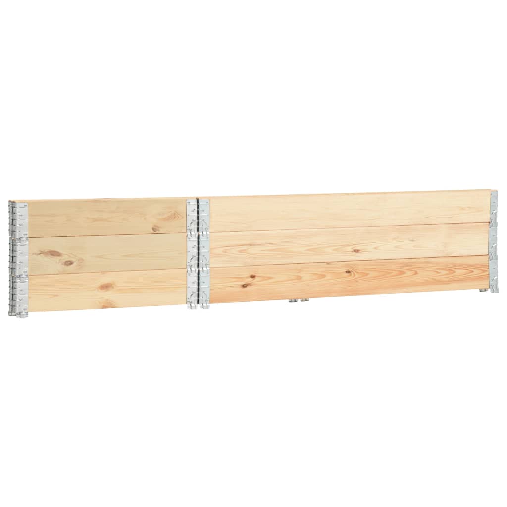 Vidaxl Palletopzetrand 3 ST 50x150 cm Pina solida