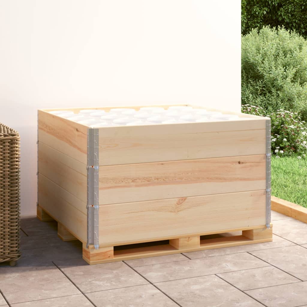 VIDAXL Palletopzetranden 3 PCs 100x100 cm Festkiefer