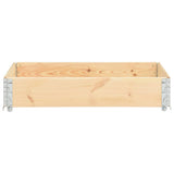 Vidaxx bord supérieur de palette 100x150 cm bois de pin massif