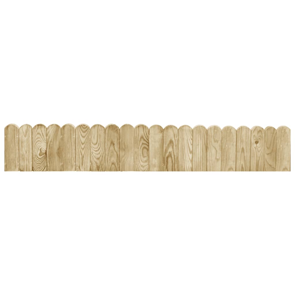 Vidaxl Gazon Arêtes 3 ST 120 cm Bois de pin imprégné