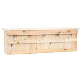 Vidaxl mussenhuis avec 5 chambres 68x15x21 cm Vurenhout
