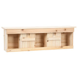 Vidaxl mussenhuis avec 5 chambres 68x15x21 cm Vurenhout