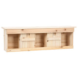 Vidaxl mussenhuis avec 5 chambres 68x15x21 cm Vurenhout