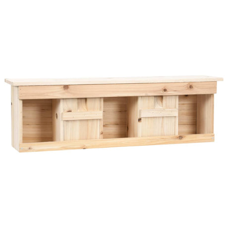 Vidaxl mussenhuis avec 5 chambres 68x15x21 cm Vurenhout