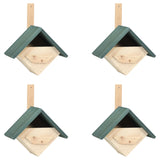 Vidaxl bird houses 4 pcs 24x16x30 cm Vurenhout