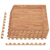 Vidaxl Floor Mats 6 ST 2.16 ㎡ Impression de grain en bois mousse EVA