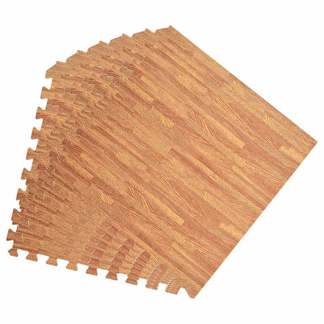 Vidaxl Floor Mats 6 ST 2.16 ㎡ Impression de grain en bois mousse EVA