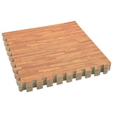 Vidaxl Floor Mats 6 ST 2.16 ㎡ Impression de grain en bois mousse EVA