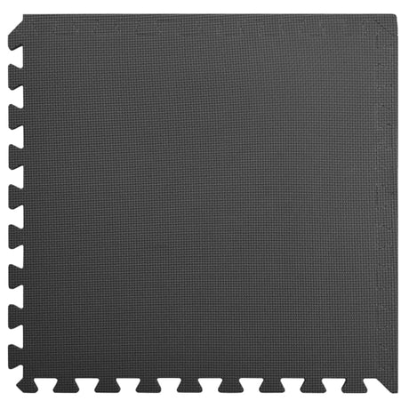 Mattes de plancher vidaxl 24 st 8,64 ㎡ mousse eva noire