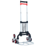 Vidaxl Traptrolley Colorato in argento in alluminio da 70 kg in alluminio