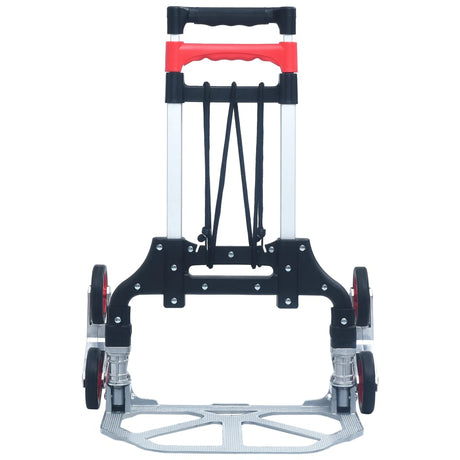 Vidaxl traptrolley pliable 70 kg en aluminium argent couleur