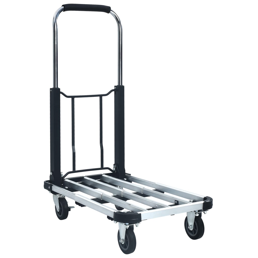 VidaXL Collapsible 150 kg aluminum silver colored