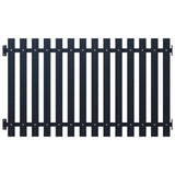 Panneau de clôture Vidaxl 170,5x100 cm anthracite en acier recouvert de poudre