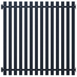 Vidaxl Fence Panel 170.5x170 cm pulverlakkert stålantrasitt