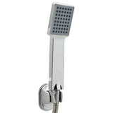 VidaXL hand shower with hose of 1.5 m chrome -colored