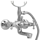 Bidaxl Bath Tap Two -Kuttons and Hand Shower Chromium