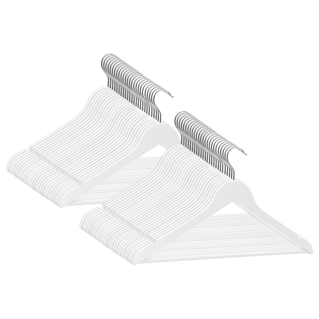 Vidaxl Set di abbigliamento da 50 pezzi set anti-slip legno duro