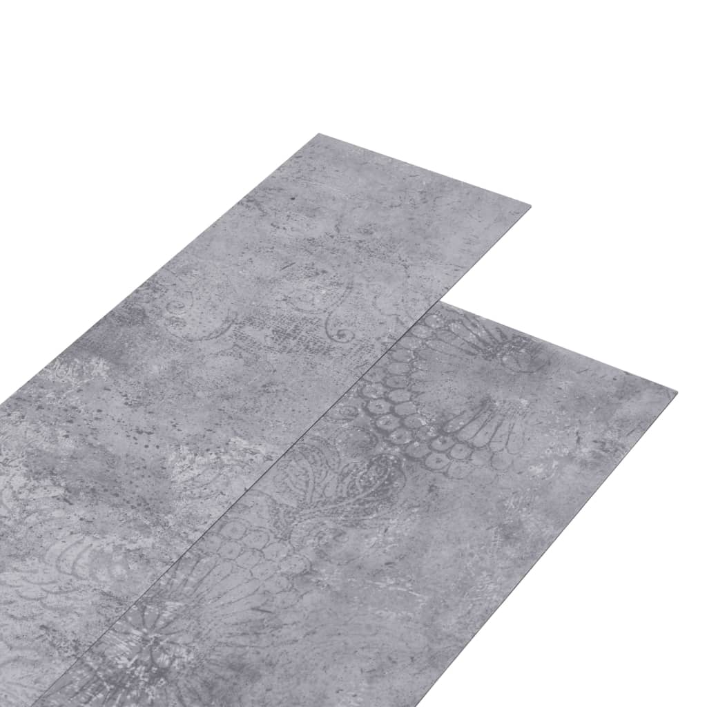 VIDAXL FLOONDARDS Self -Adhesive 5,02 m² 2 mm PVC Cement Grey