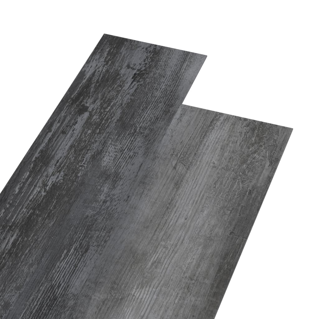 Vidaxl Floorboards Self -adhesive 5.02 m² 2 mm PVC Glossy Gray