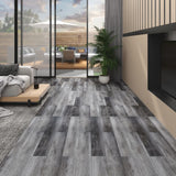 Vidaxl Floorboards Self -adhesive 5.02 m² 2 mm PVC Glossy Gray