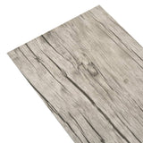 Vidaxl Floorboards non-self-adhesive 4.46 m² 3 mm PVC light gray