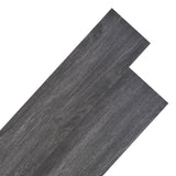 Vidaxl Floorboards Non-Adhesive 4,46 m² 3 mm PVC Black