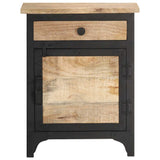 Vidaxl nachtkastje 40x30x50 cm massief mangohout