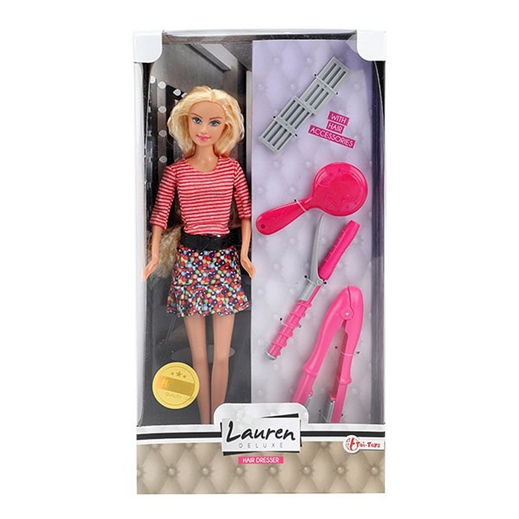Poupée ado Lauren + accessoires pour cheveux
