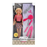 Poupée ado Lauren + accessoires pour cheveux