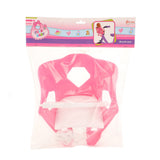 Joli siège de vélo pour poupée bébé rose