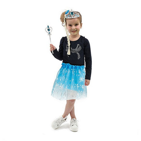 TOI-TOYS ICE avec tutu, diadème et princesse staf