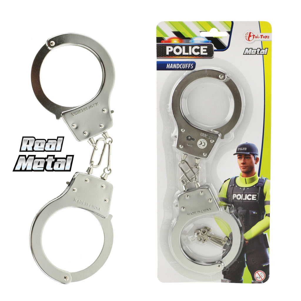 Politiet Toi-Toys Metal Police-håndjern 28 cm