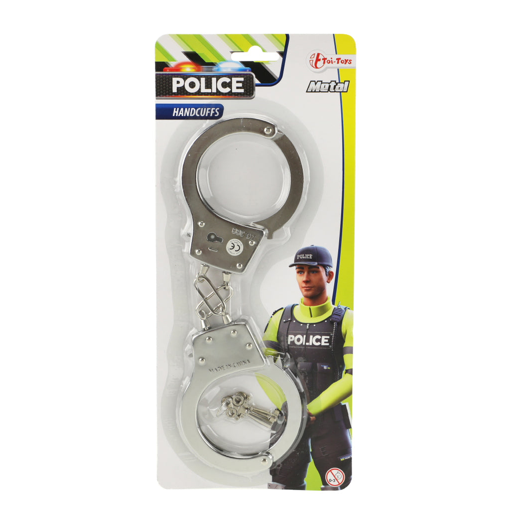 Politiet Toi-Toys Metal Police-håndjern 28 cm