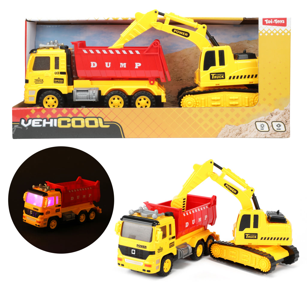 Toi-toys Trucks Tilt Truck z bagljivim svetlobnim zvokom