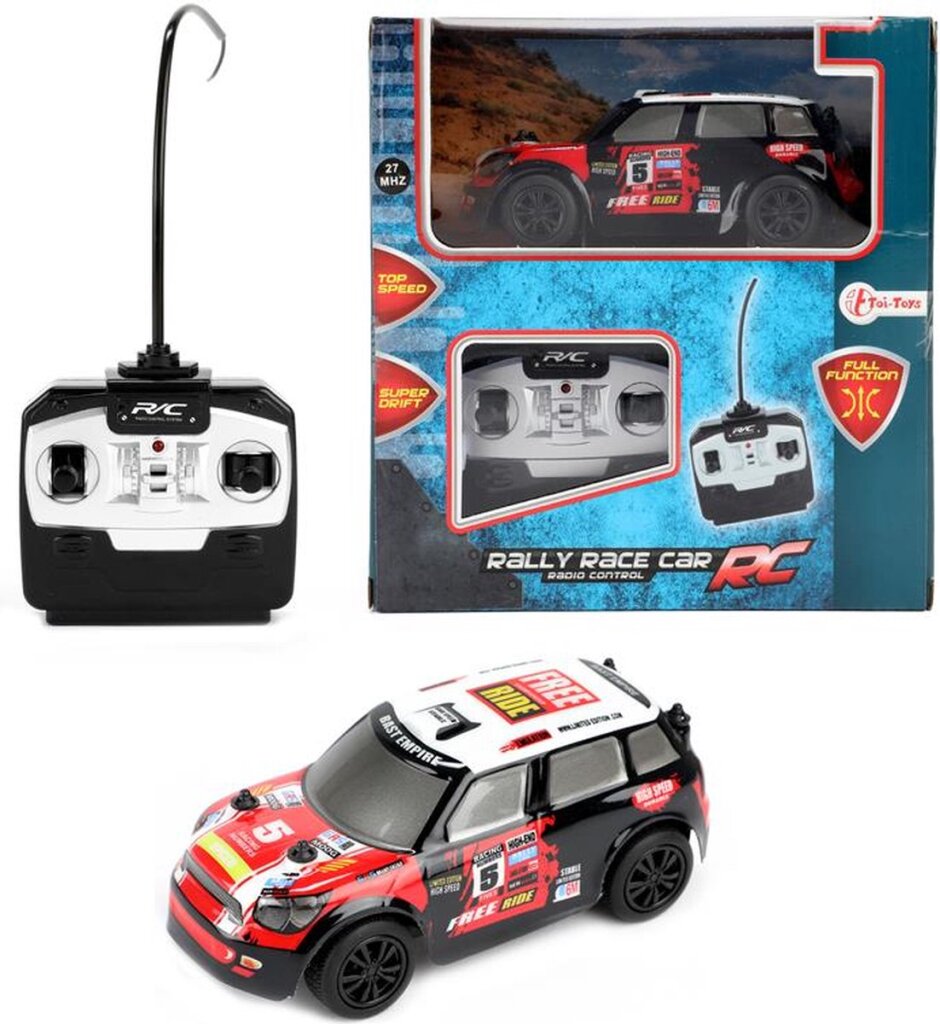 TOI-TOYS RC RALLY RACAUTO M COUNTRAL CONTRIBLABLE RACING CAR