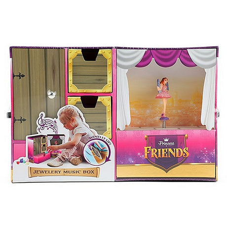 Boîte à bijoux musicale Princess Friends