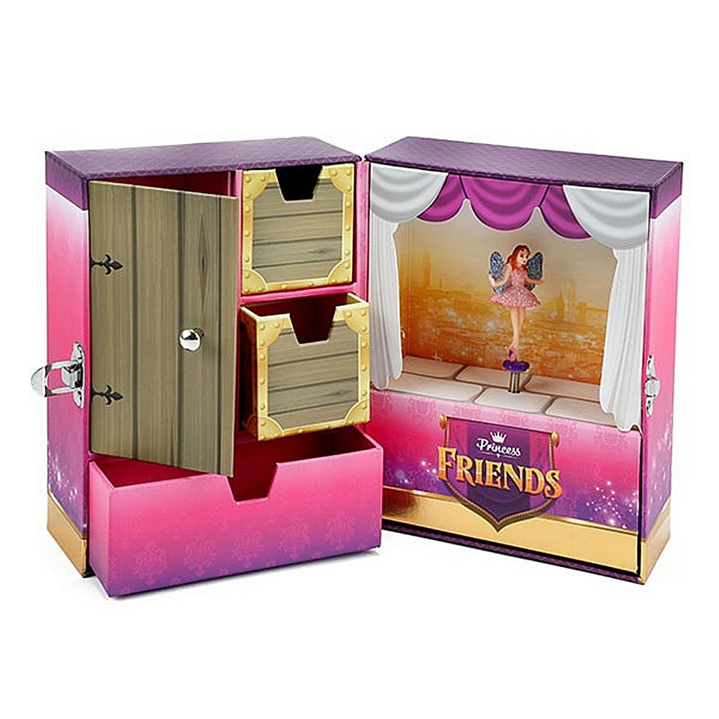 Boîte à bijoux musicale Princess Friends