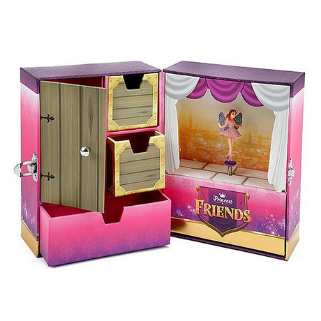 Boîte à bijoux musicale Princess Friends