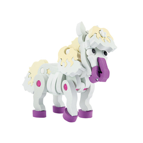 Toi-toys puzzle 3D construction cheval en mousse ensemble de bricolage s