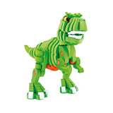 Toi-toys puzzle artisanal dinosaure 25,8 cm vert 104 pièces