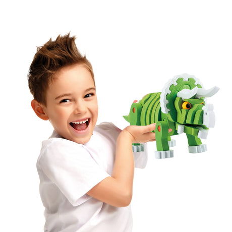 Toi-toys puzzle artisanal tricera junior 25,8 cm vert 59 pièces