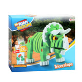 Toi-toys puzzle artisanal tricera junior 25,8 cm vert 59 pièces