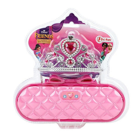Diadème princesse amis princesse avec sac rose