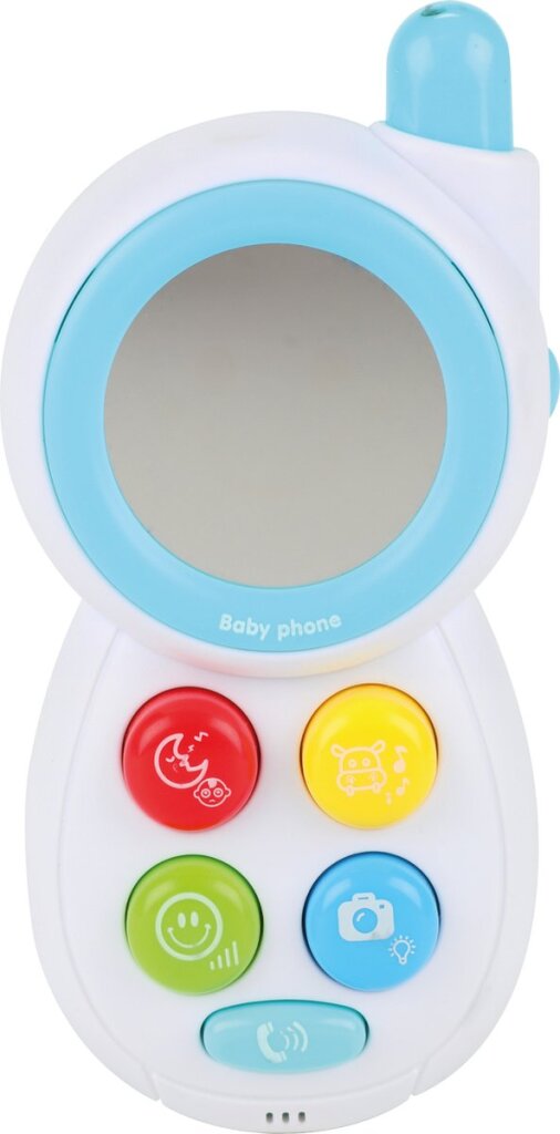 Little stars toi-toys téléphone bébé junior 13cm blanc