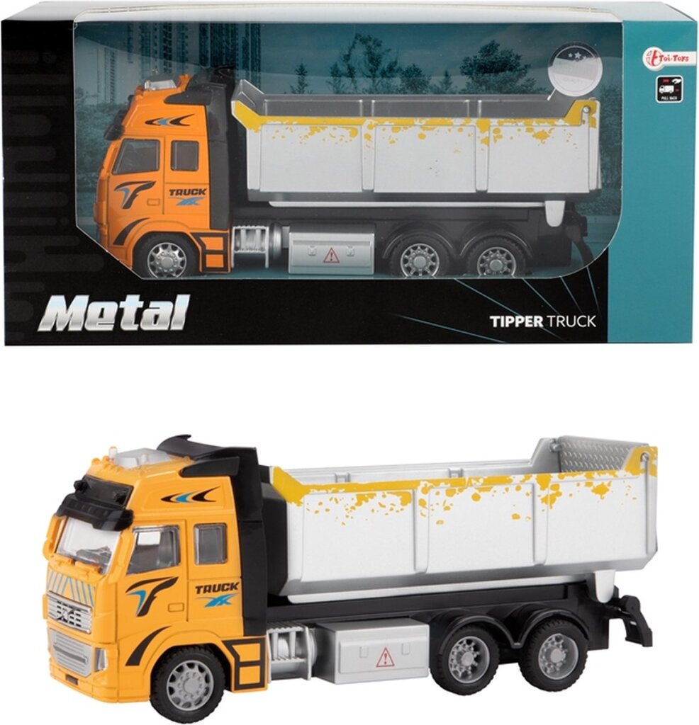 Metal Pull-Back Tip truck 1:38