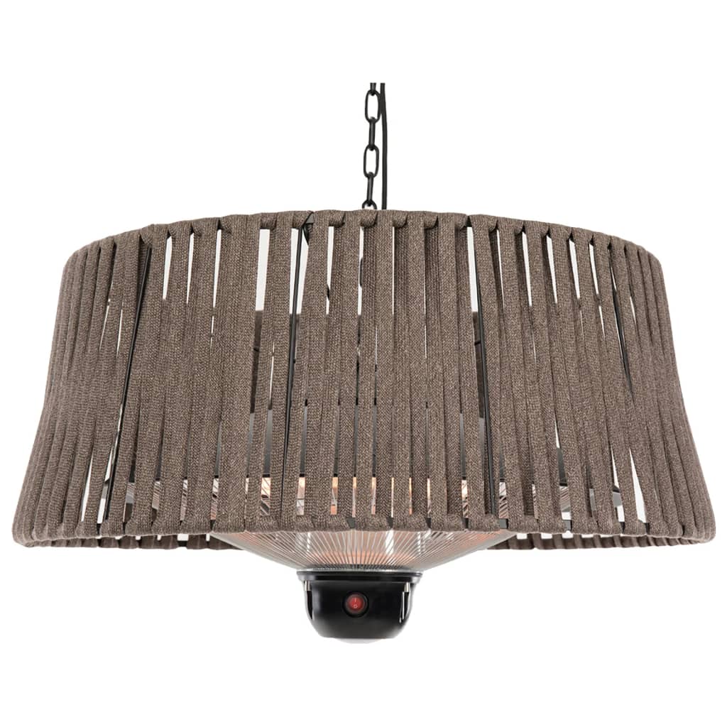 Chauffage de suspension du soleil Artix Corda 1800 W Halogon Brown