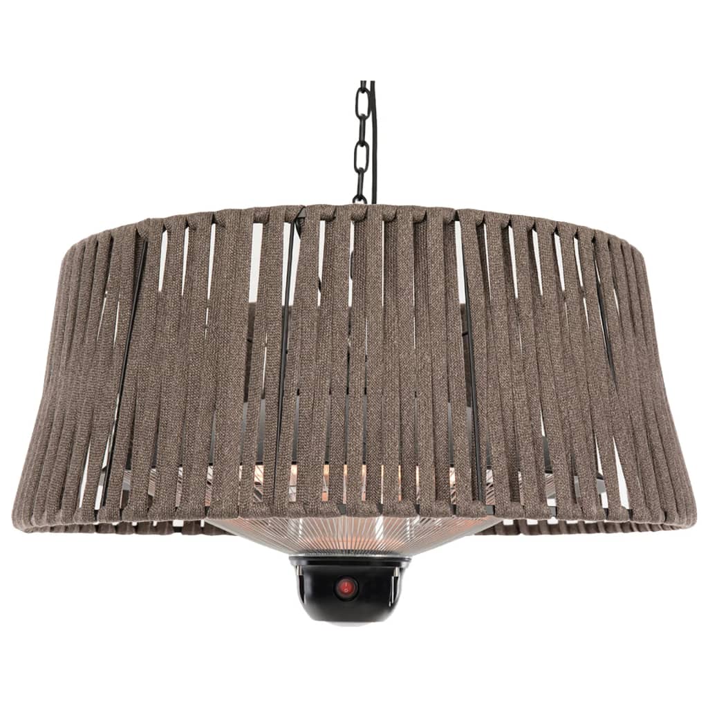 Solade solen hängande med Artix Corda 1800 W Halogenic Brown